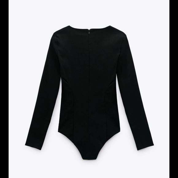 ZARA NWT SWEETHEART NECKLINE BODYSUIT - Picture 5 of 7